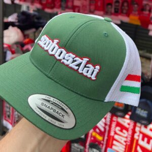 Dominik Szoboszlai Hungary-Inspired Green and White Cap